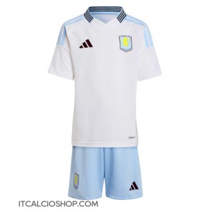 Aston Villa Seconda Maglia Bambino 2024-25 Manica Corta (+ Pantaloni corti)